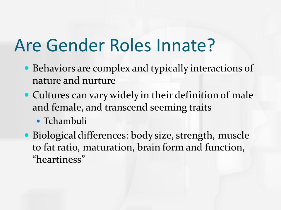 Gender role
